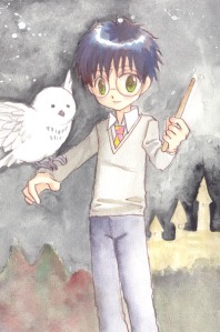 Harry_Potter_and_Hedwig_by_SUF78